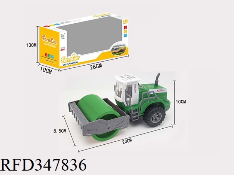 1:30 FARMER FLATTENING CAR GREEN (SINGLE MODEL)