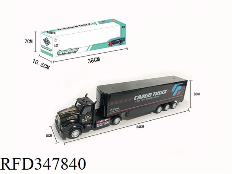 1:48 ALLOY CONTAINER TRUCK WITH A LONG FRONT
