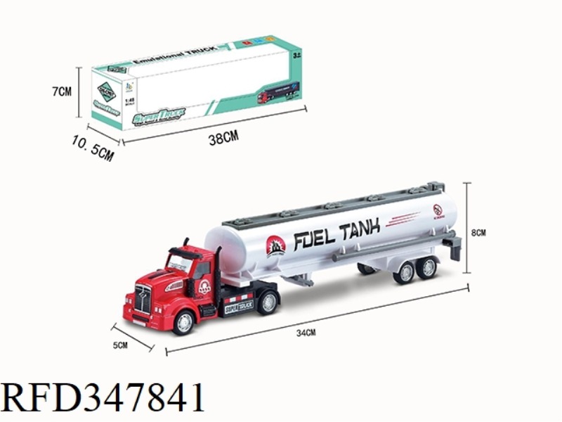 1:48 ALLOY FUEL TANK TRUCK 1 LONG FRONT