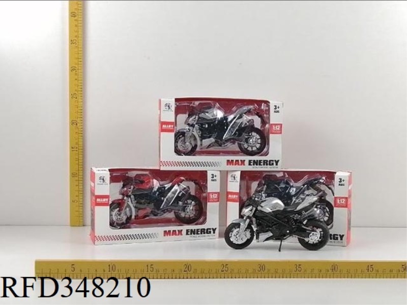 ITALY DUCATI 1:12 ALLOY MOTORCYCLE SLIDING CAR MODEL