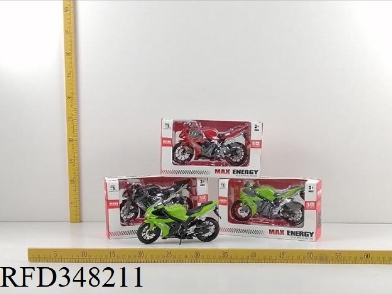 JAPAN YAMAHA 1:12 ALLOY MOTORCYCLE SLIDING CAR MODEL