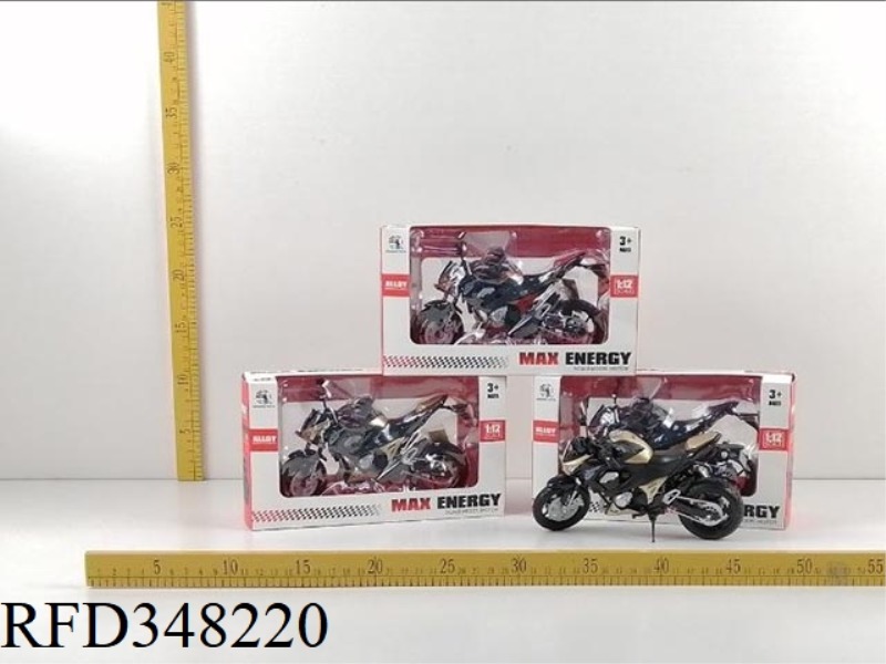 JAPAN KAWASAKI 1:12 ALLOY MOTORCYCLE, COASTER MODEL
