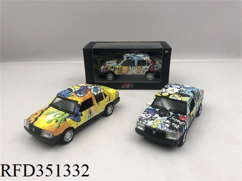 1:32 GRAFFITI VINTAGE ALLOY CLASSIC CAR