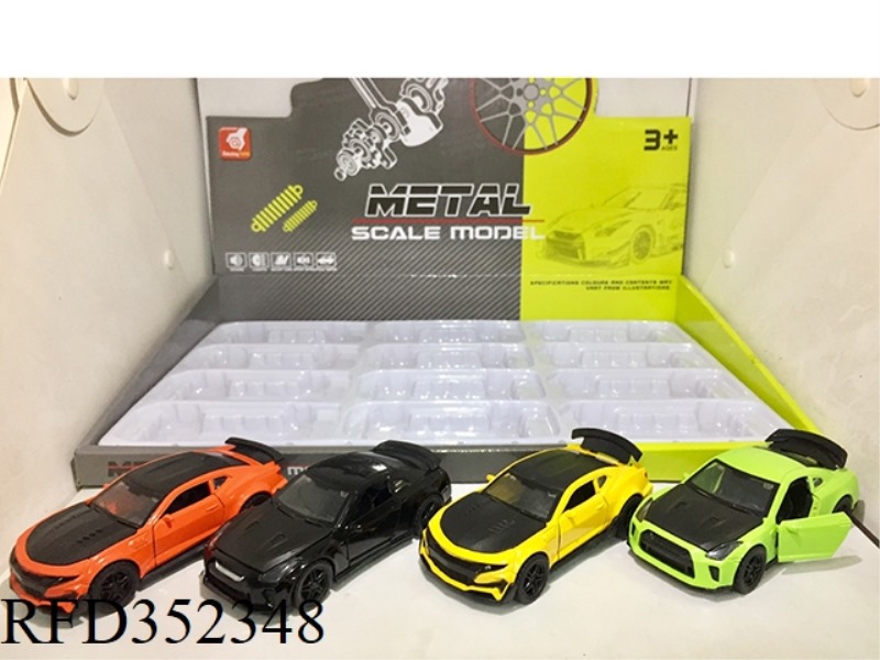 PULL BACK ALLOY SPORTS CAR (1:36)/12PCS
