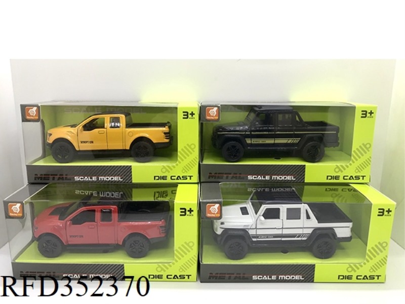 PULL BACK ALLOY PICKUP TRUCK (1:36)