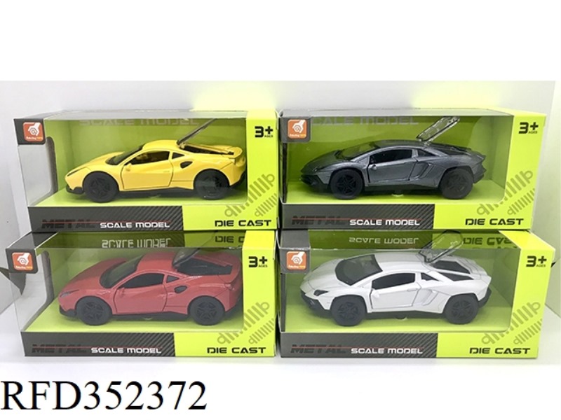 PULL BACK ALLOY SPORTS CAR (1:36)