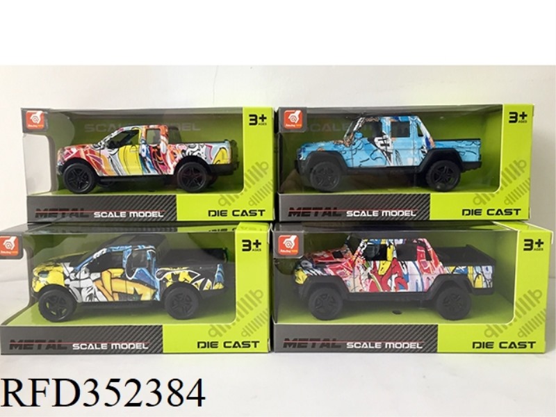 PULL BACK ALLOY PICKUP TRUCK (1:36)