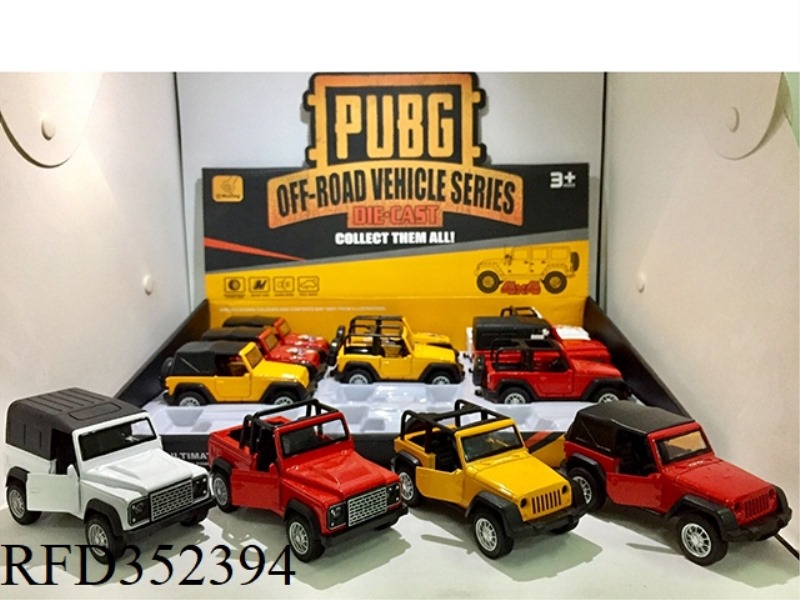 1:39 ALLOY CAR PULL BACK TO OPEN THE DOOR/12PCS