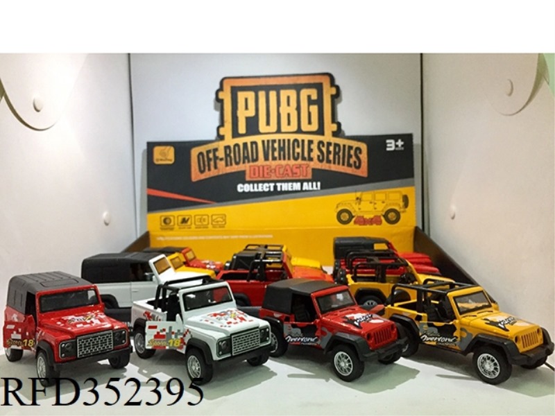 1:39 ALLOY CAR PULL BACK OPEN GRAFFITI/12PCS