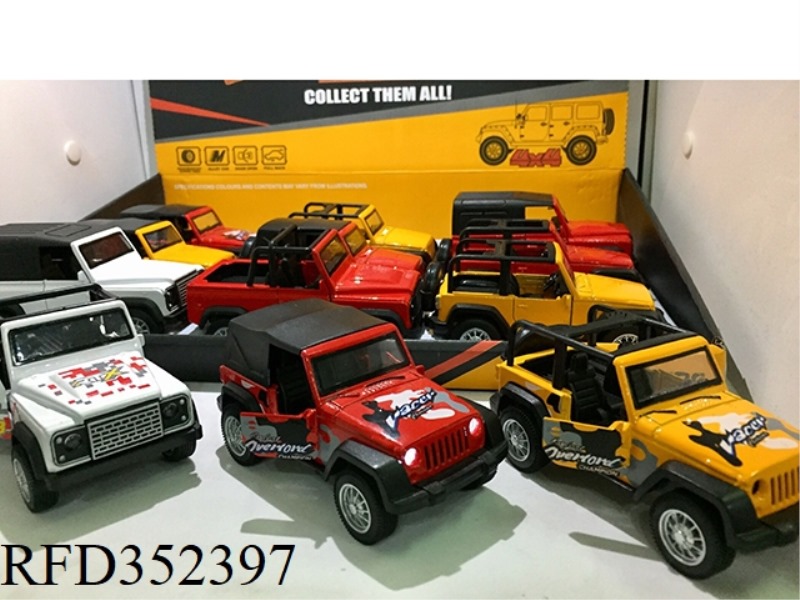 1:39 ALLOY CAR PULL BACK DOOR SOUND AND LIGHT GRAFFITI/12PCS
