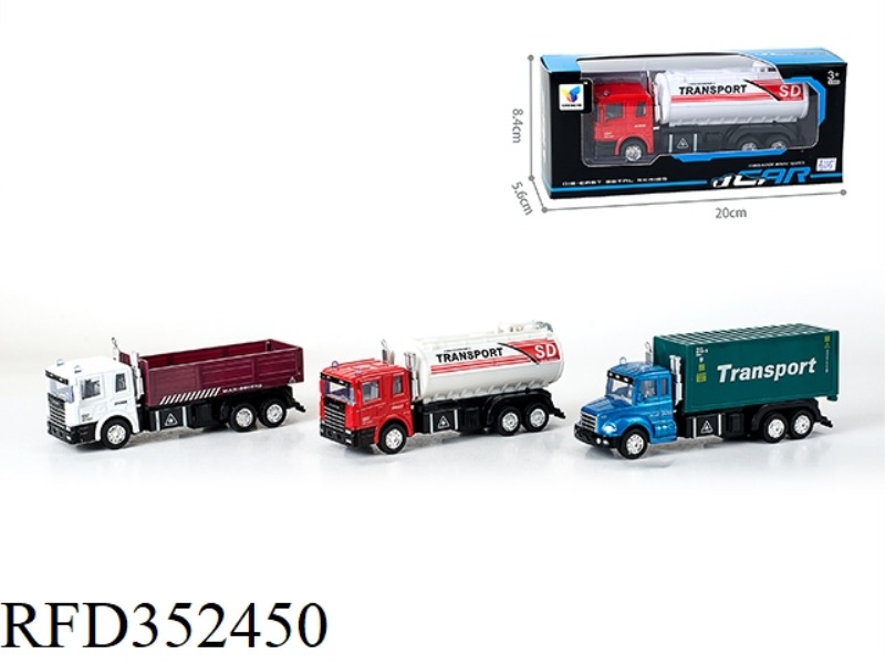 BIG THREE CITY PULL BACK SIMULATION ALLOY CAR (1 PACK)