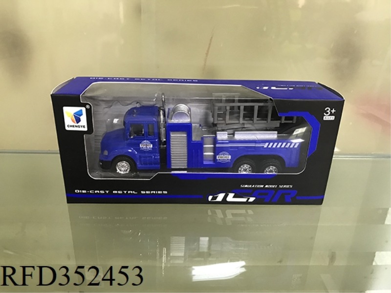 BIG SIX PULL BACK ALLOY POLICE CAR (1 PACK)