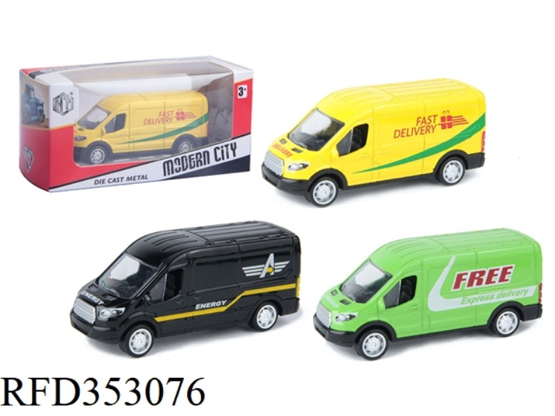1:38 ALLOY PULL BACK VAN