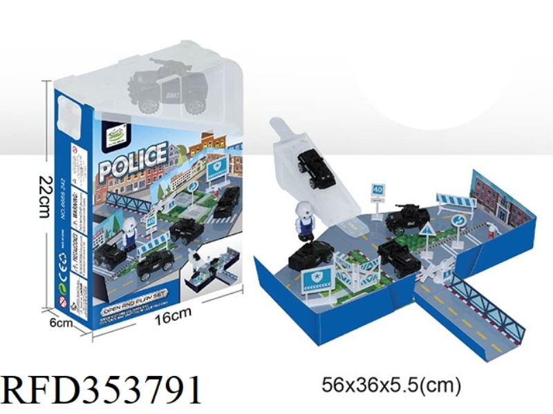 ALLOY POLICE SCENE