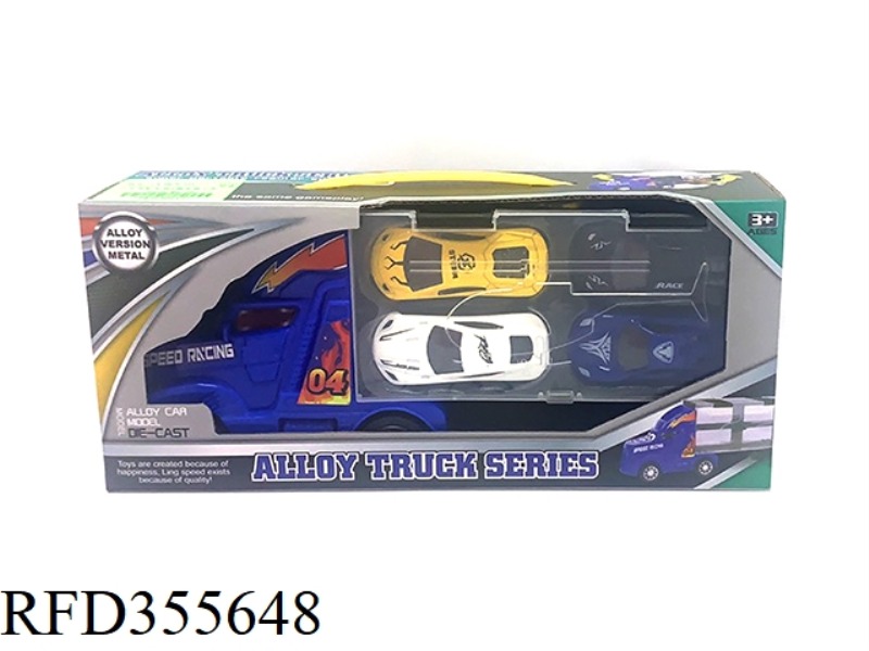 SMALL CONTAINER TRUCK BAG 4 METAL TROLLEYS