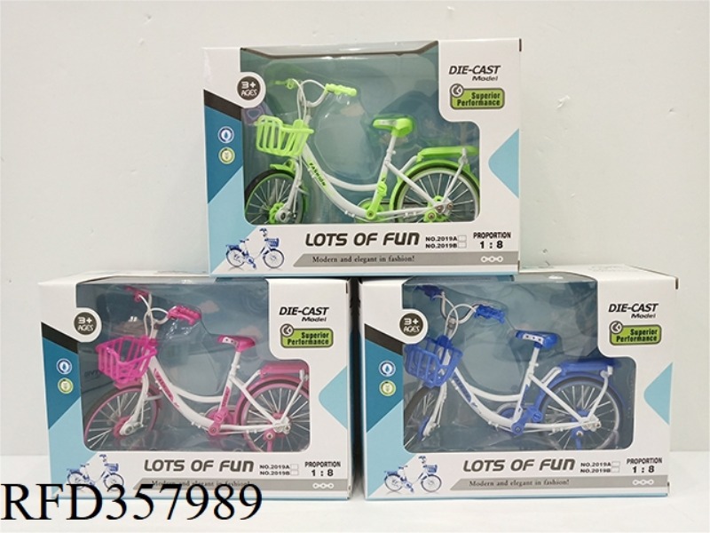 ALLOY BICYCLE ORNAMENTS (3 COLORS MIXED)