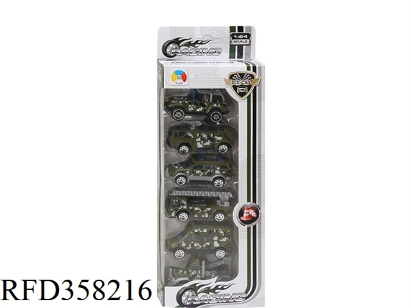 6PCS MILITARY ALLOY CAR WINDOW COLOR BOX F TYPE