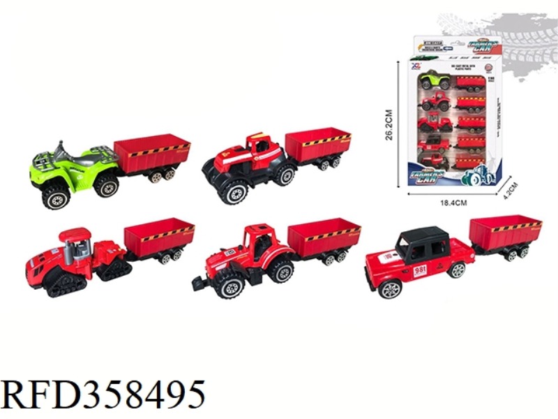 ALLOY FARMER TRAILER (10 SCOOTERS)