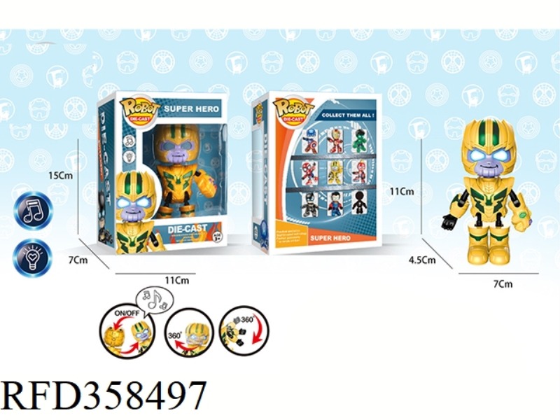 Q VERSION THANOS ALLOY ROBOT ROBOT