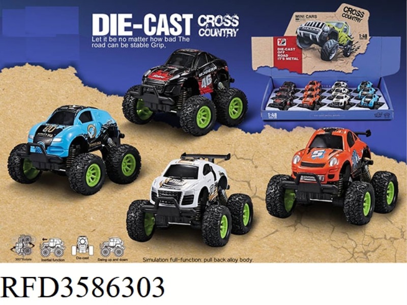 ALLOY ROADSTER CROSS COUNTRY SPRING RETURN (DOODLE EDITION) /12 PACKED