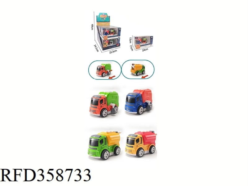 INERTIAL ALLOY SANITATION TRUCK