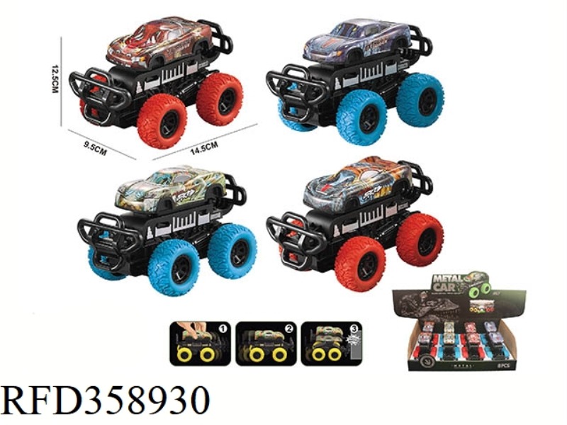 ALLOY PULL BACK CLIMBING CAR