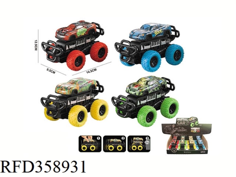ALLOY PULL BACK CLIMBING CAR