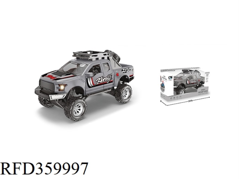 PULL BACK ALLOY CAR-OFF-ROAD (GRAY)