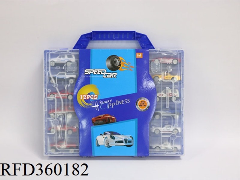 SLIDING ALLOY CAR
HAND BOX 12 PCS
