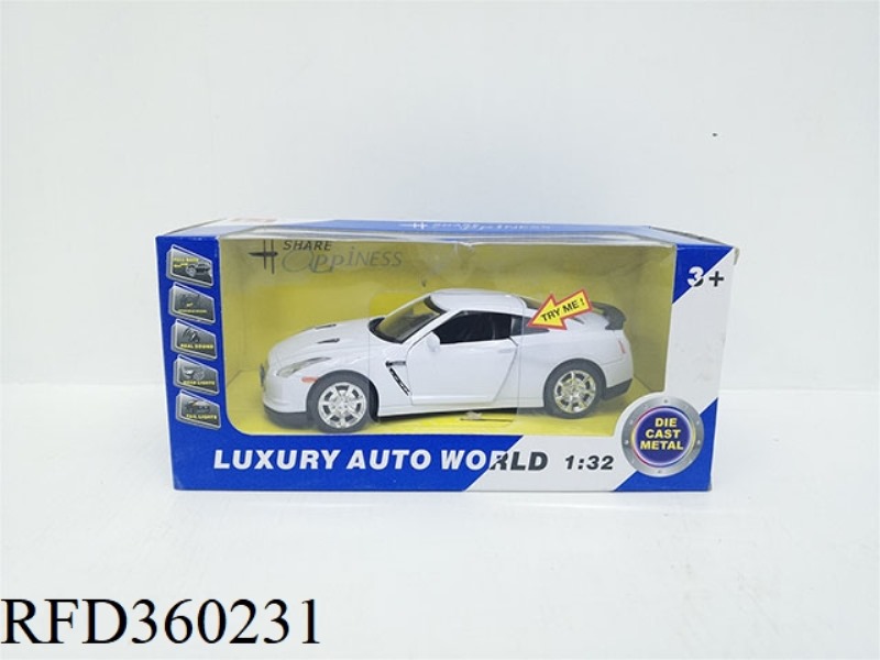 1:32 ALLOY BACK SPORTS CAR