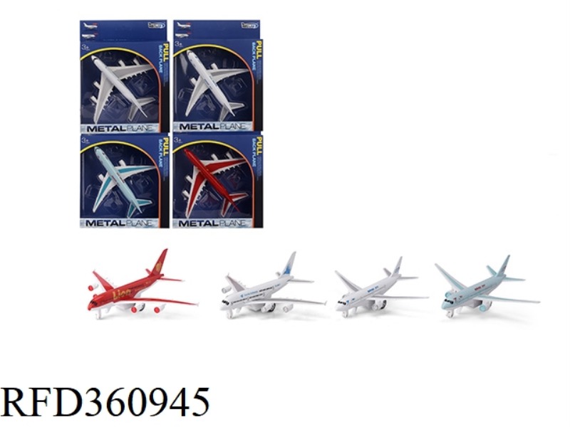 ALLOY PULL BACK SMALL PLANE