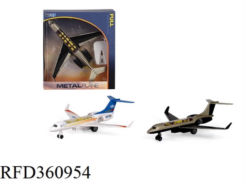 ALLOY PULL BACK AIRLINER