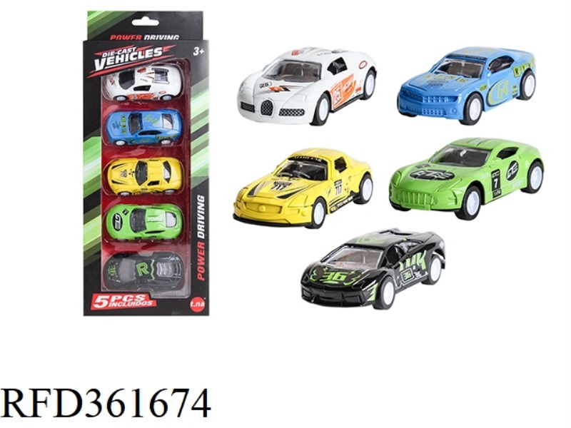 PULL BACK ALLOY RACING CAR