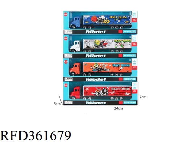 NEW FRONT ALLOY CONTAINER TRUCK