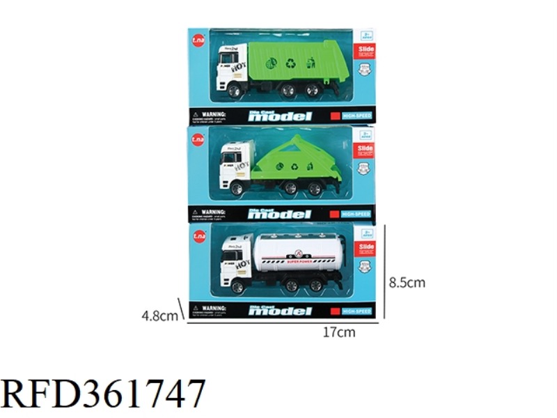 EUROPEAN SANITATION SLIDING ALLOY CAR