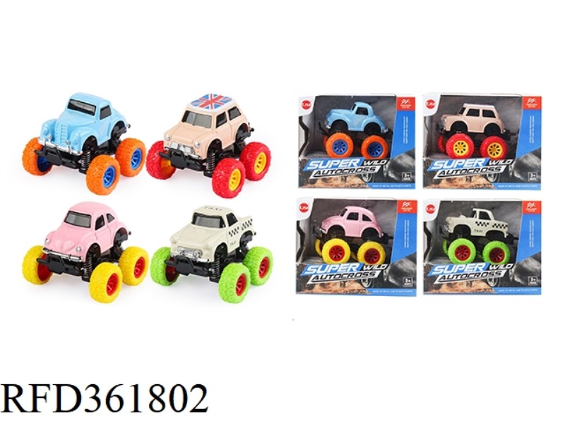 Q VERSION OFF-ROAD ALLOY PULL BACK CAR