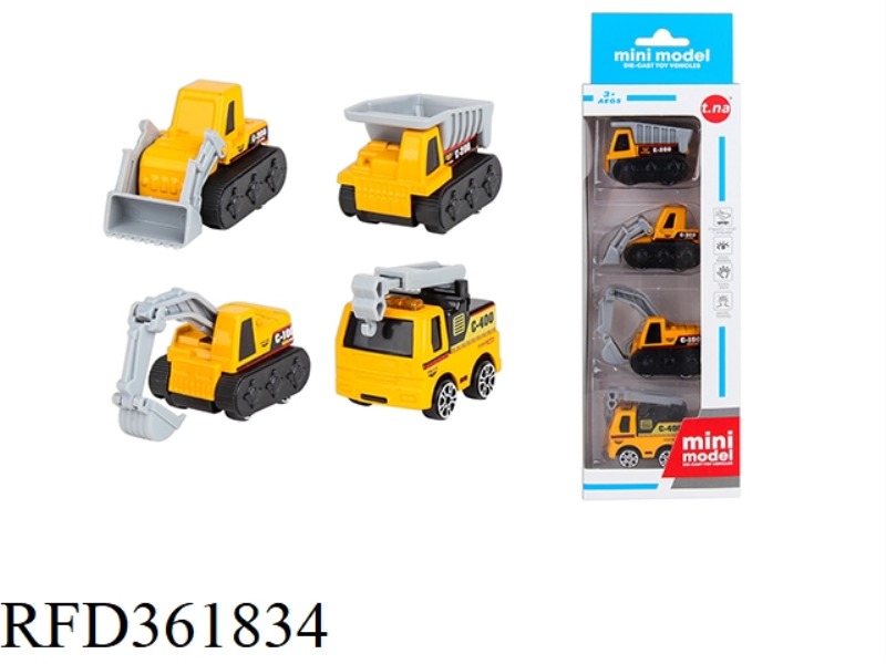 MINI SLIDING ENGINEERING ALLOY CAR