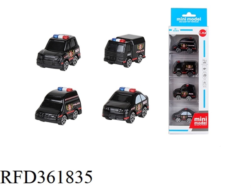 MINI SLIDING SPECIAL POLICE ALLOY CAR