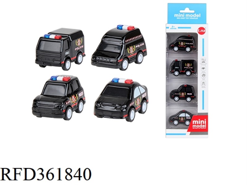 MINI PULL BACK SPECIAL POLICE ALLOY CAR