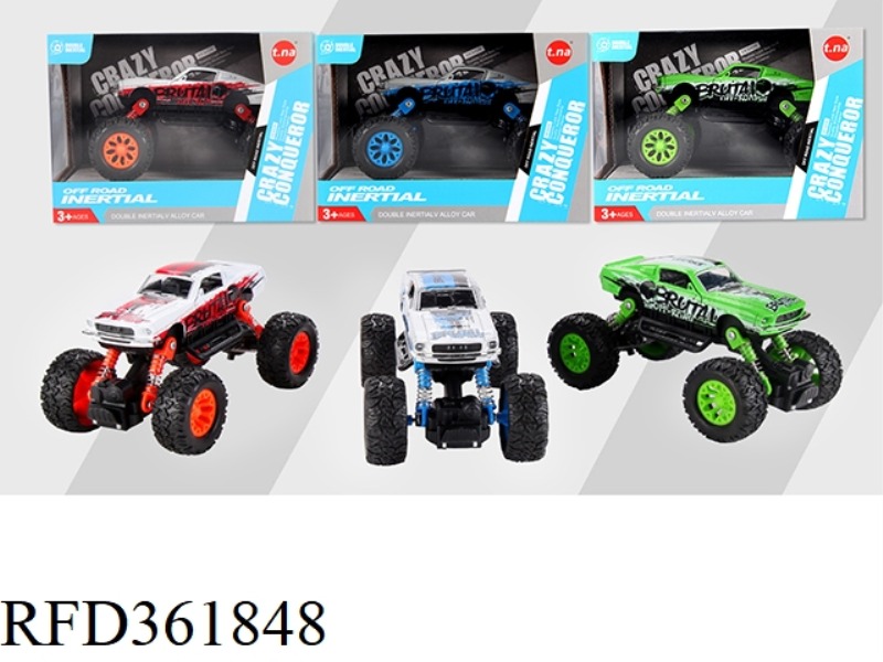 ALLOY DOUBLE PULL BACK CLIMBING CAR
