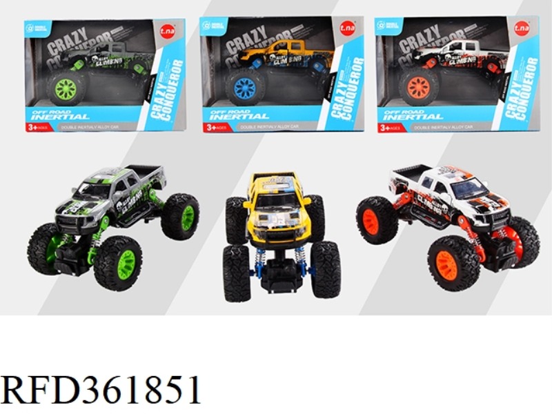ALLOY DOUBLE PULL BACK MUSTANG CLIMBING CAR
