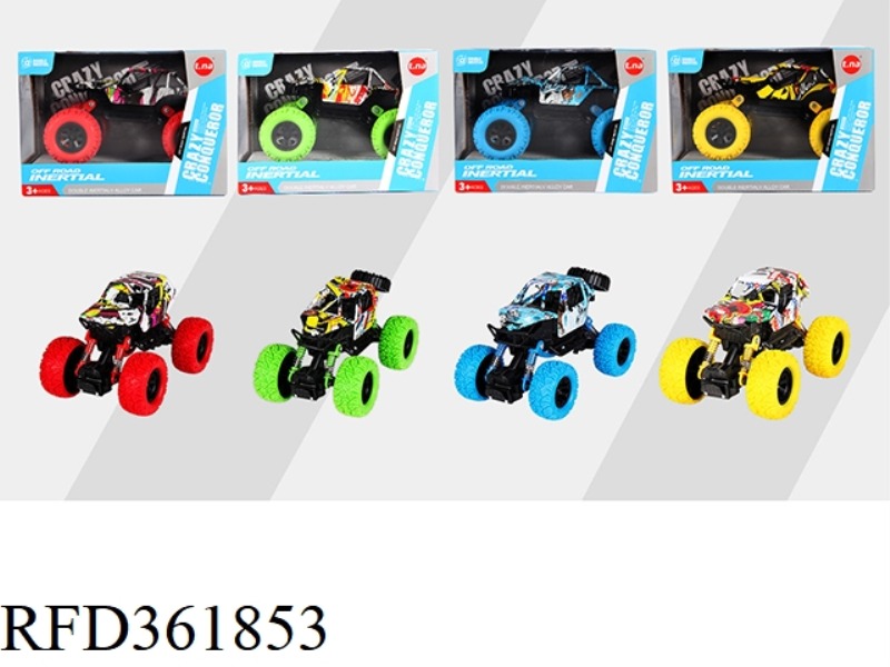 ALLOY DOUBLE PULL BACK CLIMBING CAR