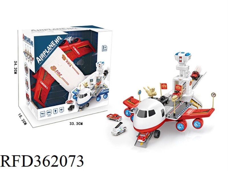 FIRE ALLOY LIGHT MUSIC TRACK TAXI AIRCRAFT MOBILE HEADQUARTERS