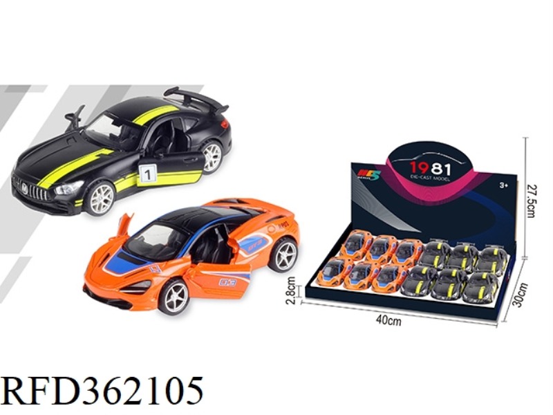 1:32 MERCEDES-BENZ GTR MCLAREN RACING EDITION SIMULATION ALLOY CAR MIXED 12PCS