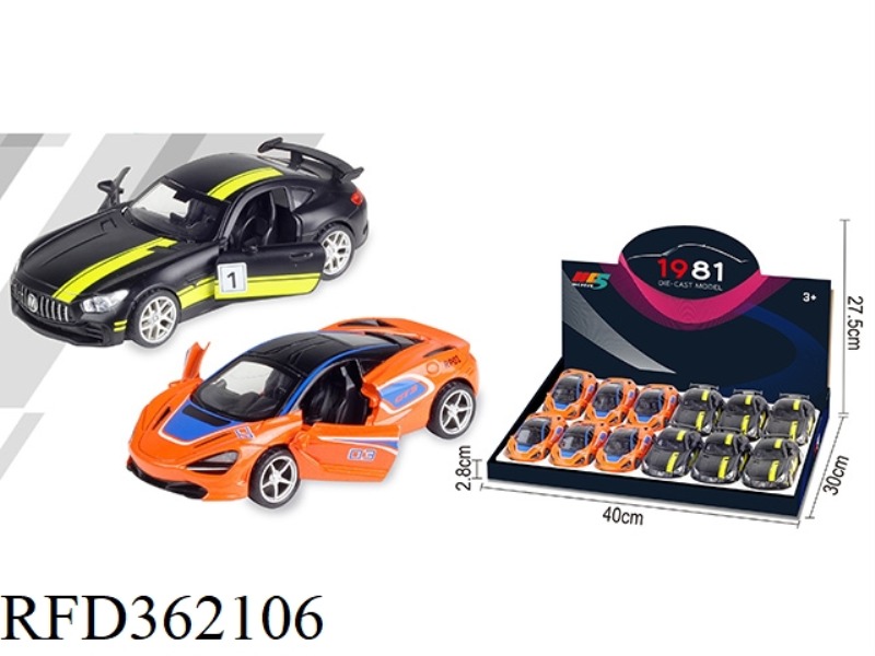 1:32 MERCEDES-BENZ GTR MCLAREN RACING EDITION SIMULATION ALLOY CAR MIXED 12PCS