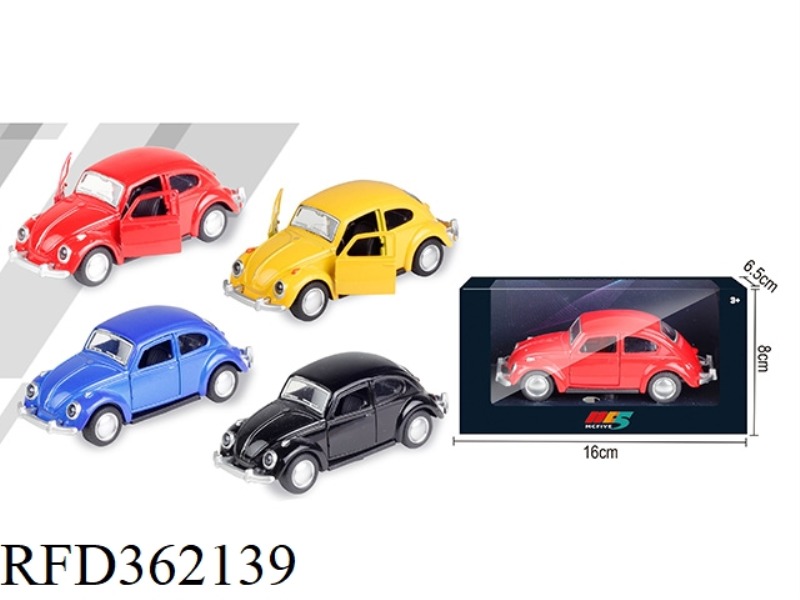 1:36 BEETLE RETRO ALLOY CAR