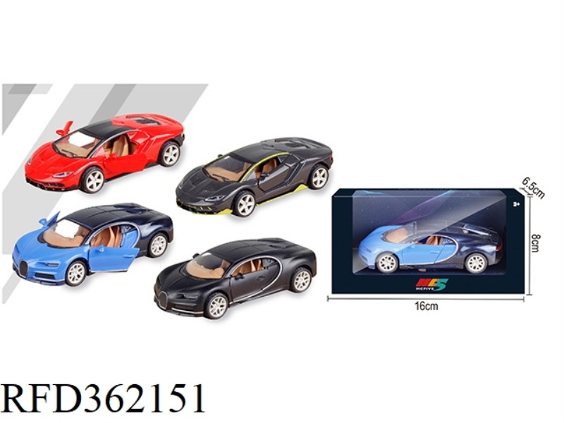 1:32 LAMBORGHINI BUGATTI ALLOY CAR MIXED