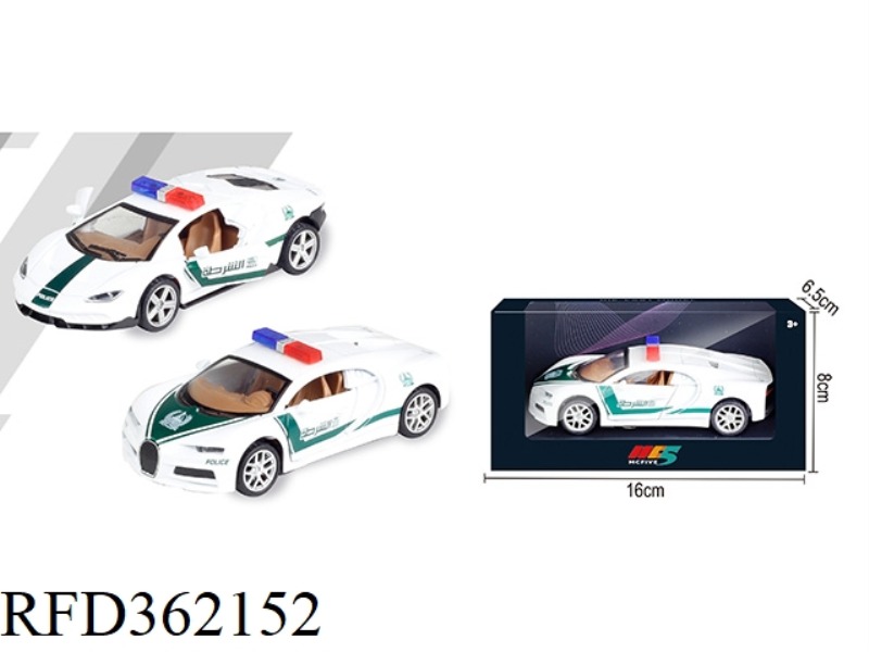1:32 LAMBORGHINI BUGATTI ALLOY MIDDLE EAST POLICE CAR MIXED