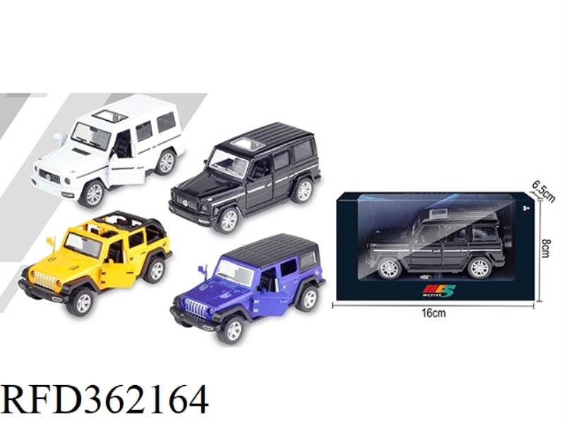 1:36 MERCEDES-BENZ G WRANGLER SIMULATION ALLOY CAR MIXED
