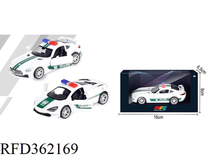 1:32 MERCEDES-BENZ GTR MCLAREN MIDDLE EAST POLICE CAR MIXED